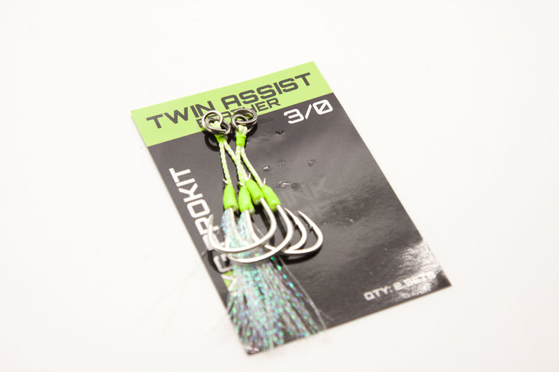 JYG PRO TWIN ASSIST FEATHER 3/0 FEATHER