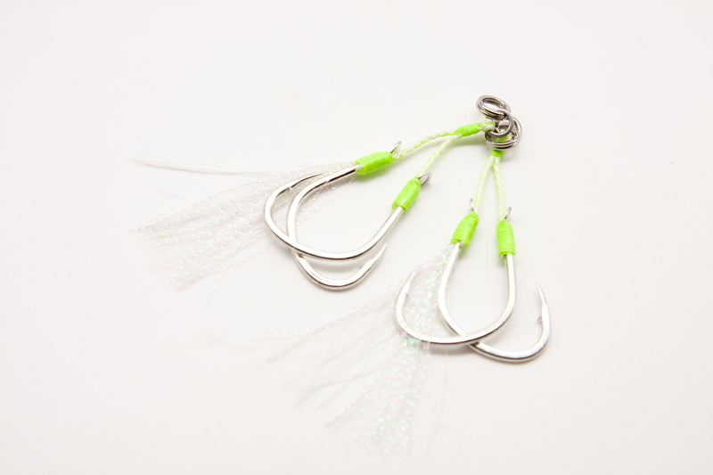 JYG PRO TWIN ASSIST FEATHER 3/0 FEATHER