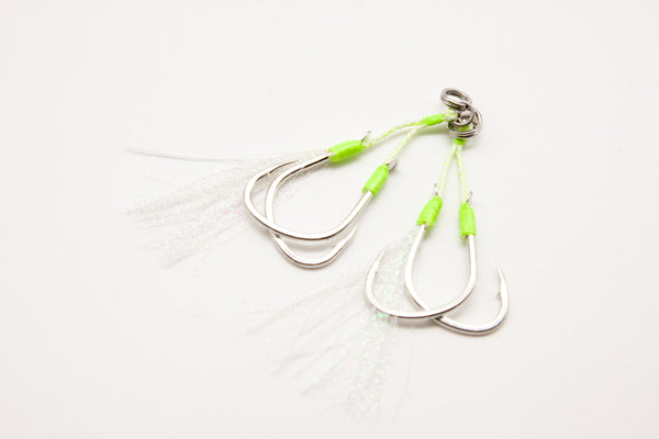 JYG PRO TWIN ASSIST FEATHER 5/0 FEATHER