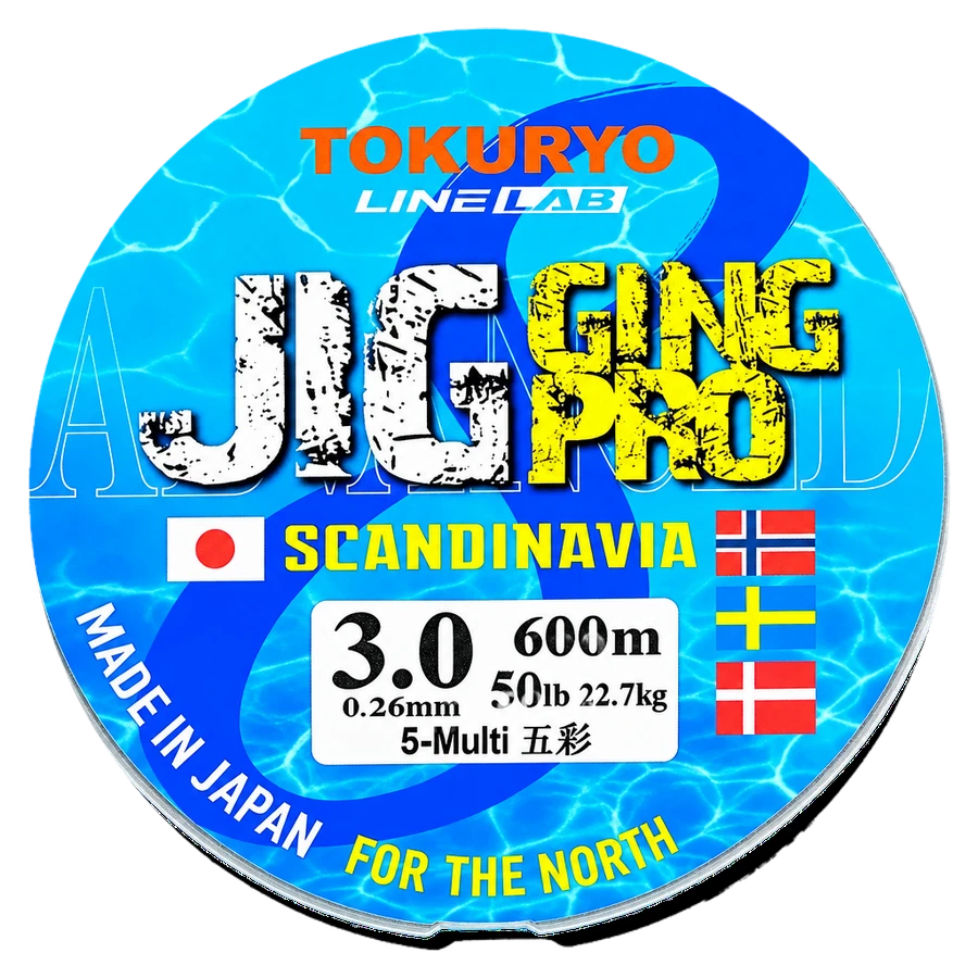 Tokuryo JiggingPro 5 Coloured Braid #3 50lb 300m