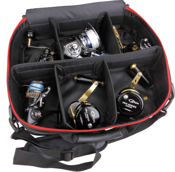 CATCH 6 COMPARTMENT REEL BAG - King Jigs